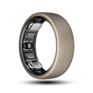 Amazfit Helio Smart Ring, Wearable Fitness Tracker, Sleep Heart Rate Health Monitor, No App Subscription, 4 Days Battery Life, Fast Wireless Charging, 10 ATM Water-Resistance (Size 8)