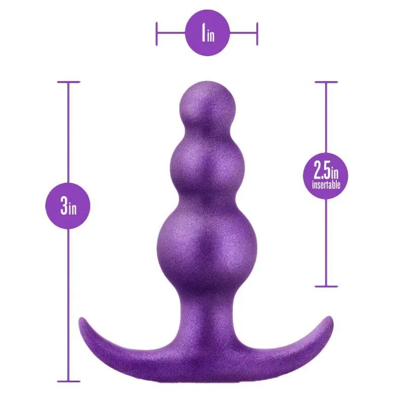 Anal Adventures Matrix The Supernova 3" Beaded Butt Plug