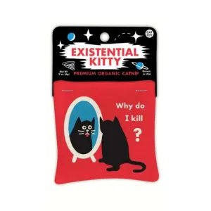 Blue Q Organic Catnip Cat Toy - Existential Kitty