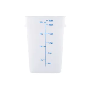 CAC China FS2P-SQ22T Food Storage Container
