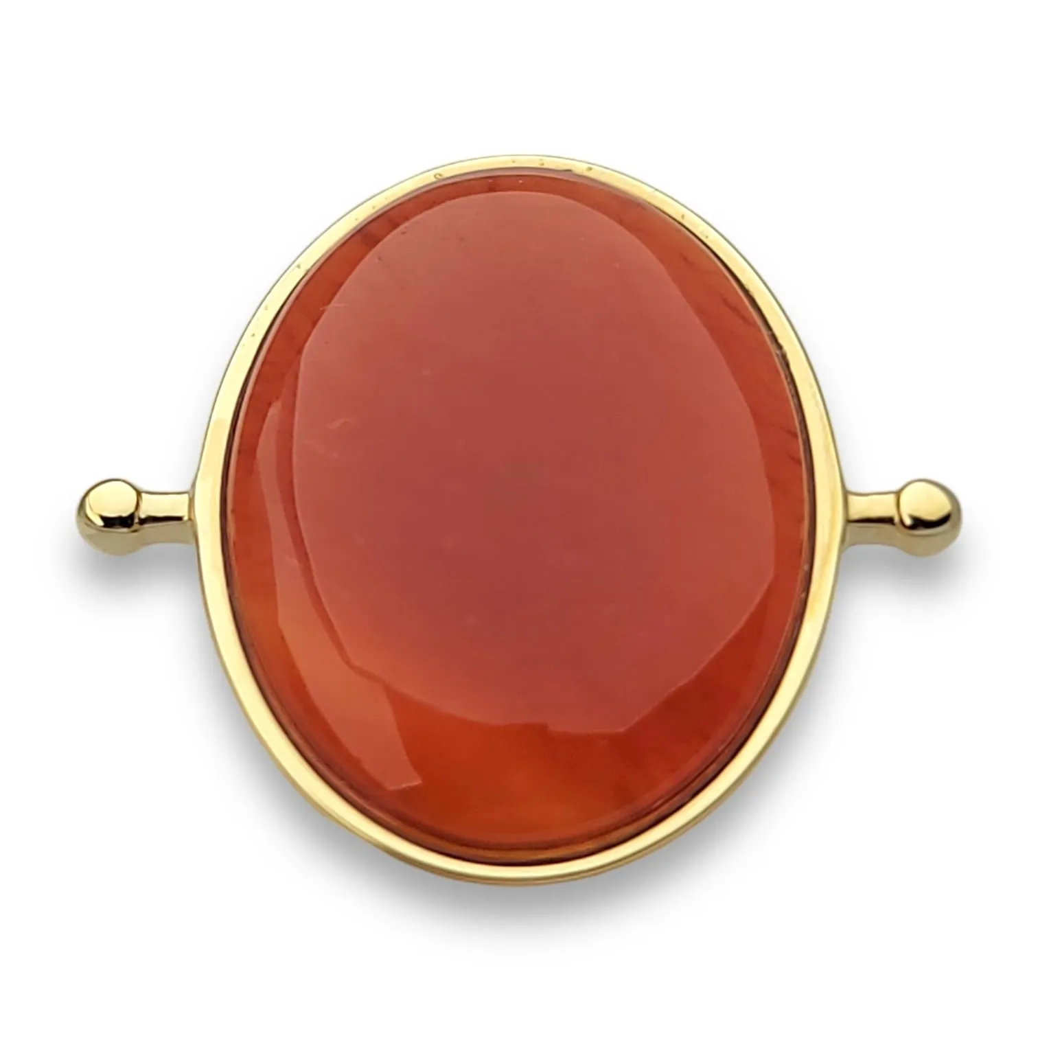 Carnelian Oval Crystal Element