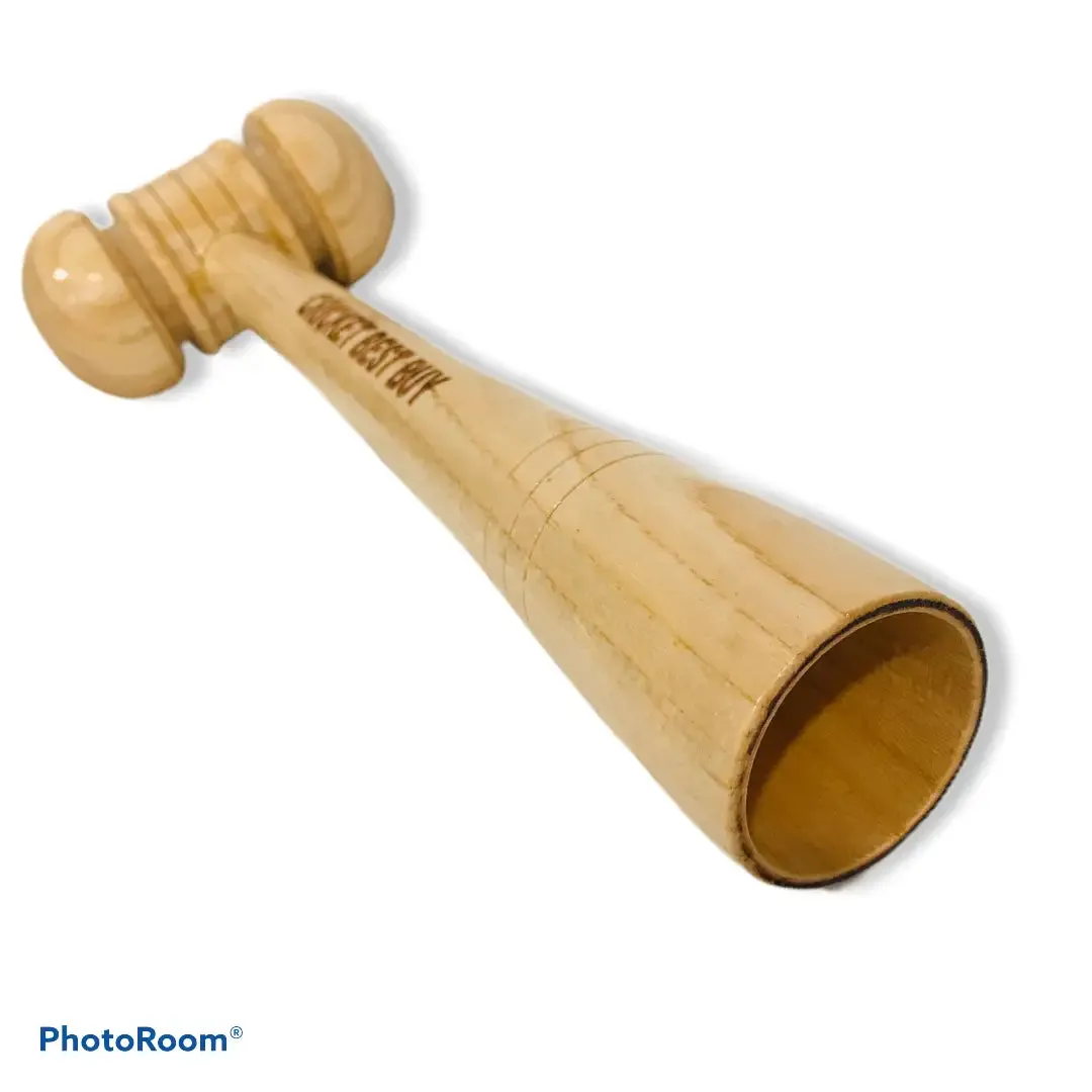 Cricket Bat Mallet and Grip Cone Combo by CBB Knock in Bat Apply Grip