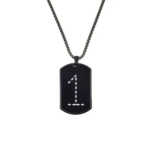 Custom Army Dog Tags Engraving Name Tags for Men with Chain - Number