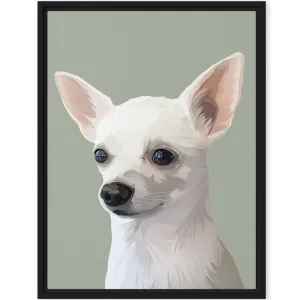 Custom Modern Dog Portrait | Olive