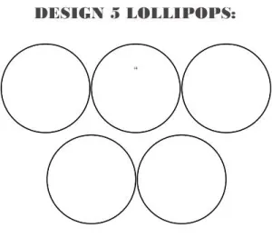 Customize your own 2" flat style edible image lollipop