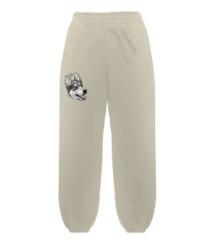Doodle Style Custom Pet Portrait Heavy Cotton Fleece Sweatpants