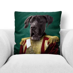 DUKE OF PORK - CUSTOM PET PORTRAIT THROW PILLOW