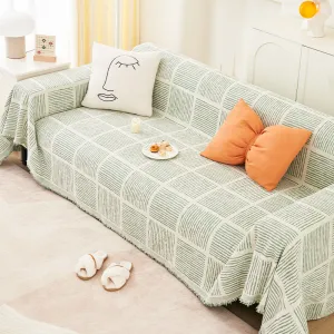Jordyn Geometric Couch Sofa Cover Blanket