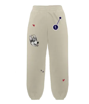 Magical Moments Custom Pet Portrait Heavy Fleece Cotton Sweatpants