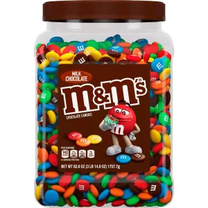 M&M's Milk Chocolate Candy Jar - 62 Oz