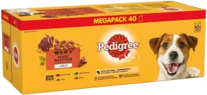 Mixed Selection in Jelly 40 Pouches, Adult Wet Dog Food, Megapack (40 x 100 g)