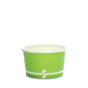Paper Food Containers - 4oz Food Containers - Green (76mm) - 1,000 ct