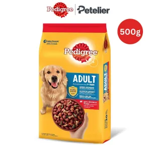 Pedigree Beef & Vegetables 500g Adult Dry Dog Food