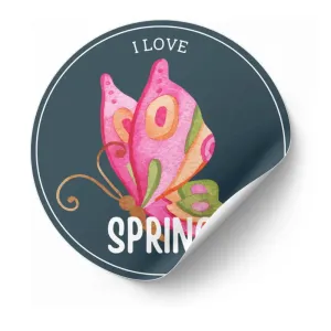 Spring Printable Sticker PLR - Seasons Canva Sticker Template