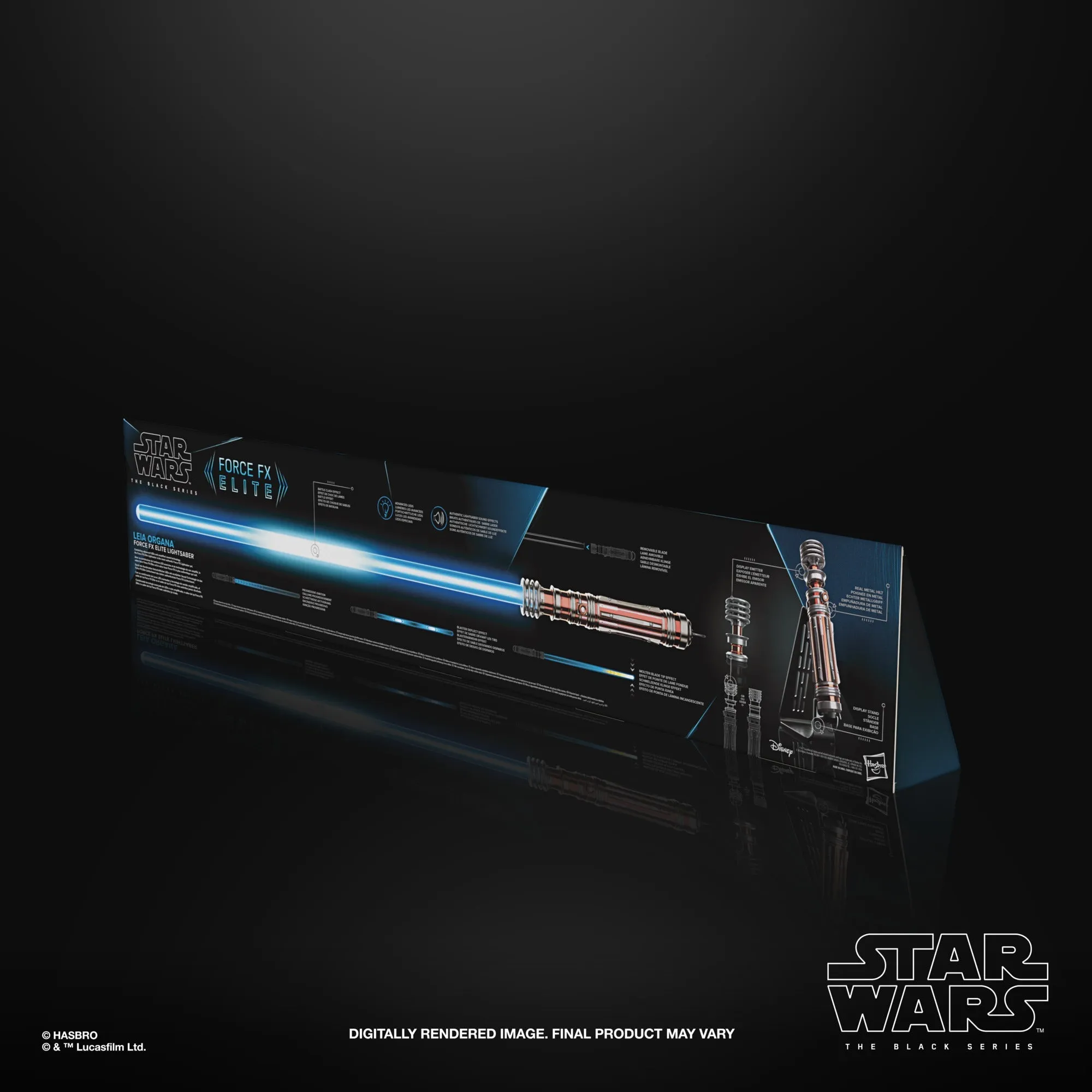 Star Wars The Black Series Leia Organa Force FX Elite Lightsaber